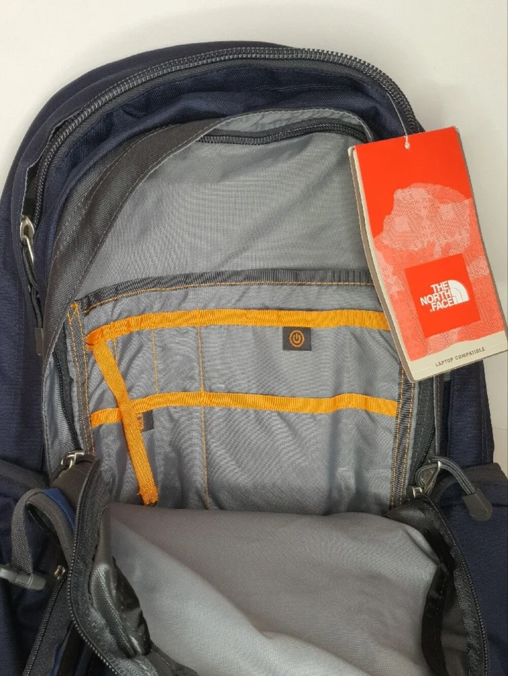 The North Face Navy and Royal Blue Mentor Backpack  NWT + Free Gift